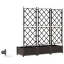 Maceteros de Jardín  con Sistema de Irrigación 3 pcs Marrón | Foro24.es | Tu tienda online para hogar, jardín y más Foro24.es