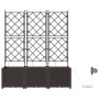 Maceteros de jardín con sistema de riego 3 pcs Marrón von , Töpfe und Pflanzgefäße - Ref: Foro24-42002830, Preis: 122,95 €, R...