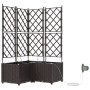 Maceteros de jardin  con sistema de riego 3 pcs Marrón | Foro24.es | Tu tienda online para hogar, jardín y más Foro24.es