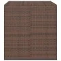 Brown PE rattan garden cushion chest 100x97.5x104 cm by vidaXL, Outdoor storage boxes - Ref: Foro24-317227, Price: 105,27 €, ...