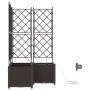 Maceteros de jardin  con sistema de riego 3 pcs Marrón | Foro24.es | Tu tienda online para hogar, jardín y más Foro24.es