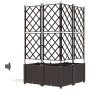 Maceteros de jardin  con sistema de riego 3 pcs Marrón | Foro24.es | Tu tienda online para hogar, jardín y más Foro24.es