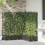 Macetas de Jardín  con Sistema de Riego en 5 piezas Marrón | Foro24.es | Tu tienda online para hogar, jardín y más Foro24.es