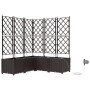 Jardineras  con sistema de riego 5 piezas Marrón | Foro24.es | Tu tienda online para hogar, jardín y más Foro24.es