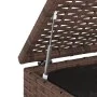 Brown PE rattan garden cushion chest 100x97.5x104 cm by vidaXL, Outdoor storage boxes - Ref: Foro24-317227, Price: 105,27 €, ...