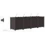 Maceteros de Jardín  con Sistema de Riego 4 pcs Marrón | Foro24.es | Tu tienda online para hogar, jardín y más Foro24.es
