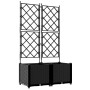 Macetero de Jardín con Rejilla 2 pcs Negro 80x40x143 cm von , Töpfe und Pflanzgefäße - Ref: Foro24-42002838, Preis: 74,37 €, ...
