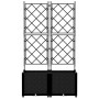Macetero de Jardín con Rejilla 2 pcs Negro 80x40x143 cm von , Töpfe und Pflanzgefäße - Ref: Foro24-42002838, Preis: 74,37 €, ...