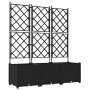Macetero de Jardín con Enrejado 3 pcs Negro 120x40x143 cm | Foro24.es | Tu tienda online para hogar, jardín y más Foro24.es