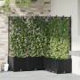 Macetero de Jardín con Trellis 5 pcs Negro 120x120x143 cm by , Pots and planters - Ref: Foro24-42002843, Price: 153,22 €, Dis...