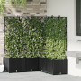 Macetero de Jardín con Trellis 5 pcs Negro 120x120x143 cm by , Pots and planters - Ref: Foro24-42002843, Price: 153,22 €, Dis...