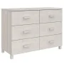 HAMAR Sideboard aus massivem weißem Kiefernholz 113x40x80 cm von vidaXL, Sideboards - Ref: Foro24-340449, Preis: 134,38 €, Ra...