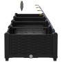 Maceteros de jardín  con sistema de riego 4 pcs Negro | Foro24.es | Tu tienda online para hogar, jardín y más Foro24.es
