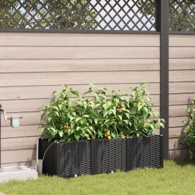 Macetas de Jardín con Sistema de Riego 3 pcs Negro von , Töpfe und Pflanzgefäße - Ref: Foro24-42002846, Preis: 93,09 €, Rabat...