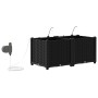 Maceteros de jardín  con sistema de riego 2 piezas Negro | Foro24.es | Tu tienda online para hogar, jardín y más Foro24.es