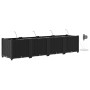Maceteros de jardín  con sistema de riego 4 pcs Negro | Foro24.es | Tu tienda online para hogar, jardín y más Foro24.es