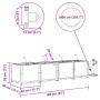 Maceteros de jardín  con sistema de riego 4 pcs Negro | Foro24.es | Tu tienda online para hogar, jardín y más Foro24.es
