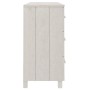 HAMAR sideboard solid white pine wood 113x40x80 cm by vidaXL, Sideboards - Ref: Foro24-340449, Price: 136,06 €, Discount: %