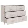 HAMAR sideboard solid white pine wood 113x40x80 cm by vidaXL, Sideboards - Ref: Foro24-340449, Price: 134,20 €, Discount: %
