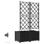 Maceteros de Jardín con Sistema de Irrigación de Agua 2 pcs Negros de , Maceteros y jardineras - Ref: Foro24-42002851, Precio...