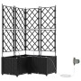 Maceteros de jardín  con sistema de riego por 3 piezas Negro | Foro24.es | Tu tienda online para hogar, jardín y más Foro24.es