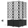 Maceteros de jardín  con sistema de riego por 3 piezas Negro | Foro24.es | Tu tienda online para hogar, jardín y más Foro24.es