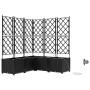 Maceteros de jardín  con sistema de riego 5 pcs Negro | Foro24.es | Tu tienda online para hogar, jardín y más Foro24.es