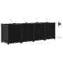 Maceteros de Jardín con Sistema de Riego 4 pcs Negro von , Töpfe und Pflanzgefäße - Ref: Foro24-42002857, Preis: 141,99 €, Ra...