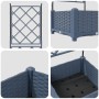 Macetero de Jardín con Enrejado Gris 40x40x125.5 cm von , Töpfe und Pflanzgefäße - Ref: Foro24-42002858, Preis: 37,84 €, Raba...