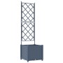 Macetero de Jardín con Enrejado Gris 40x40x143 cm von , Töpfe und Pflanzgefäße - Ref: Foro24-42002859, Preis: 42,39 €, Rabatt: %