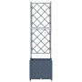 Macetero de Jardín con Enrejado Gris 40x40x143 cm von , Töpfe und Pflanzgefäße - Ref: Foro24-42002859, Preis: 42,39 €, Rabatt: %