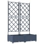 Macetero con Enrejado 2 pcs Gris 80x40x125.5 cm von , Töpfe und Pflanzgefäße - Ref: Foro24-42002860, Preis: 54,80 €, Rabatt: %