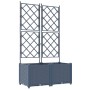 Macetero de Jardín con Enrejado 2 pcs Gris 80x40x143 cm von , Töpfe und Pflanzgefäße - Ref: Foro24-42002861, Preis: 71,32 €, ...