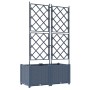 Macetero de Jardín con Enrejado 2 pcs Gris 80x40x143 cm von , Töpfe und Pflanzgefäße - Ref: Foro24-42002861, Preis: 71,32 €, ...