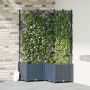 Macetero de Jardín con Celosía 3 pcs Gris 80x80x143 cm | Foro24.es | Tu tienda online para hogar, jardín y más Foro24.es