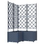 Macetero de Jardín con Celosía 3 pcs Gris 80x80x143 cm | Foro24.es | Tu tienda online para hogar, jardín y más Foro24.es