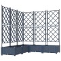Macetero de Jardín con Rejilla 5 pcs Gris 120x120x125.5 cm | Foro24.es | Tu tienda online para hogar, jardín y más Foro24.es