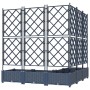 Macetero de Jardín con Rejilla 5 pcs Gris 120x120x125.5 cm | Foro24.es | Tu tienda online para hogar, jardín y más Foro24.es