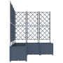 Macetero de Jardín con Enrejado 5 pcs Gris 120x120x143 cm von , Töpfe und Pflanzgefäße - Ref: Foro24-42002866, Preis: 143,99 ...