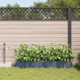 Maceteros de Jardín con Sistema de Riego por Agua 4 pcs Gris by , Pots and planters - Ref: Foro24-42002867, Price: 91,63 €, D...