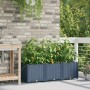 Macetas de jardín  con sistema de riego 3 pcs Gris | Foro24.es | Tu tienda online para hogar, jardín y más Foro24.es