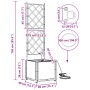 Maceteros de jardín  con sistema de riego automático gris | Foro24.es | Tu tienda online para hogar, jardín y más Foro24.es
