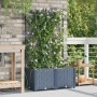 Plantadores de Jardín  con Sistema de Riego 2 pcs Gris | Foro24.es | Tu tienda online para hogar, jardín y más Foro24.es