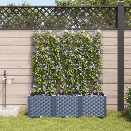 Conjuntos de Jardineras con Sistema de Riego 3 pcs Gris | Foro24.es | Tu tienda online para hogar, jardín y más Foro24.es