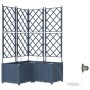 Maceteros de Jardín  con Sistema de Riego 3 pcs Gris | Foro24.es | Tu tienda online para hogar, jardín y más Foro24.es