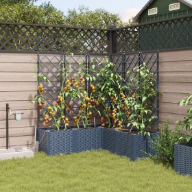 Maceteros de Jardín con Sistema de Riego 5 pcs