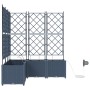 Maceteros de Jardín  con Sistema de Riego 5 pcs Gris | Foro24.es | Tu tienda online para hogar, jardín y más Foro24.es