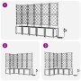 Maceteros de Jardín  con Sistema de Riego 5 pcs Gris | Foro24.es | Tu tienda online para hogar, jardín y más Foro24.es
