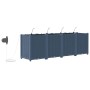 Jardineras  con sistema de riego 4 pcs Gris | Foro24.es | Tu tienda online para hogar, jardín y más Foro24.es