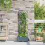 Macetero de Jardín con Enrejado Gris Claro 40x40x125.5 cm by , Pots and planters - Ref: Foro24-42002881, Price: 37,84 €, Disc...